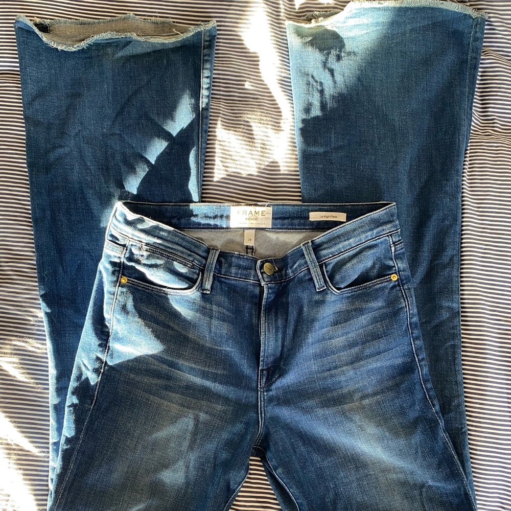 Frame denim flare cut jeans size 28